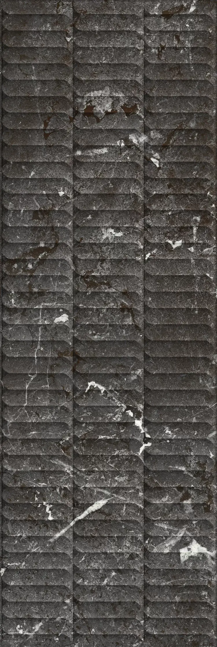 Керамическая плитка Kerama Marazzi Тубкаль чёрный глянцевый структура обрезной 30x89,5x1,05 Черный, фото 5
