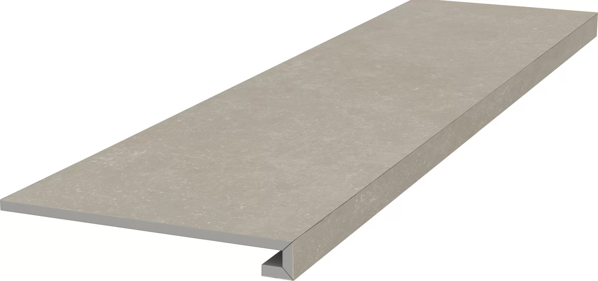 Ступени Kerama Marazzi Касабланка Ступень фронтальная клееная HP серый светлый матовый обрезной 33x119,5x0,9 Серый