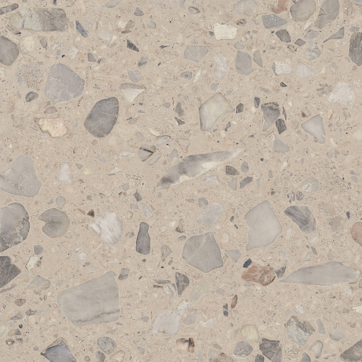 Керамогранит Kerama Marazzi Тараскон Стоун бежевый светлый матовый обрезной 60x60x0,9 Бежевый