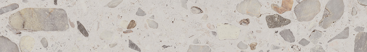 Плинтус Тараскон Стоун серый светлый матовый обрезной 60x9,5x0,9 Kerama Marazzi Серый