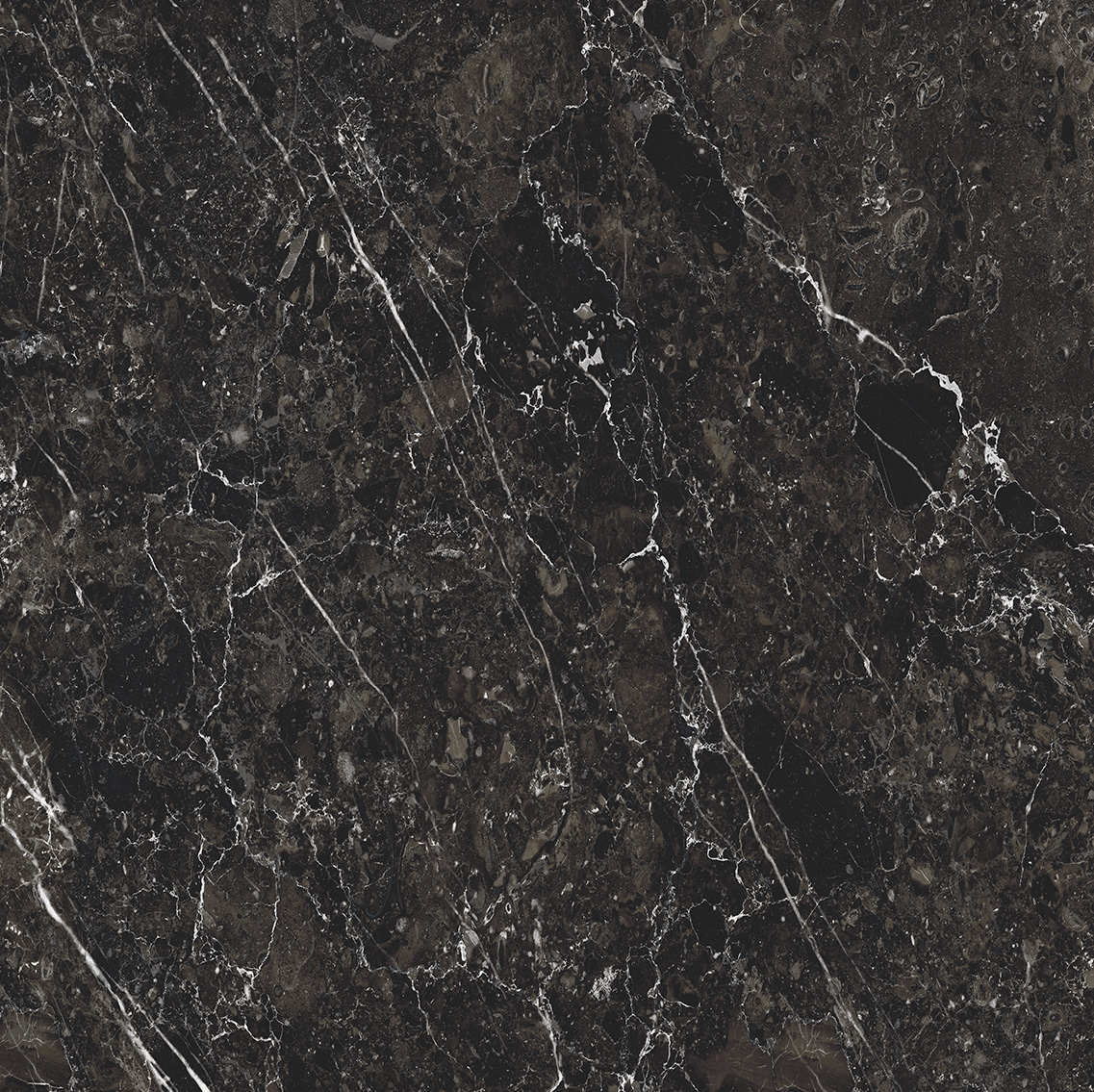 Керамогранит Kerama Marazzi Марсель чёрный матовый обрезной 60x60x0,9 Черный