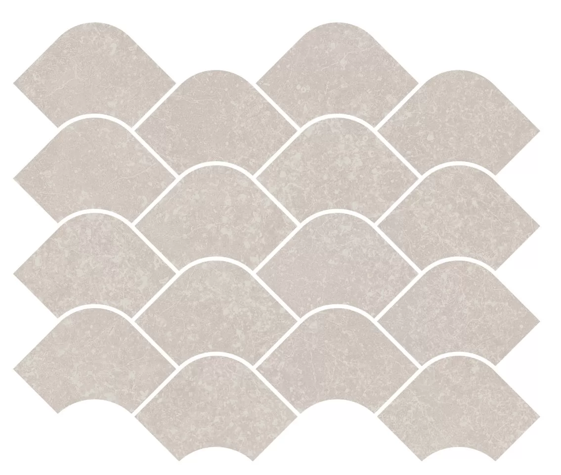 Керамическая плитка Kerama Marazzi Касабланка Декор наборный серый светлый матовый обрезной 30x25x0,9 Серый