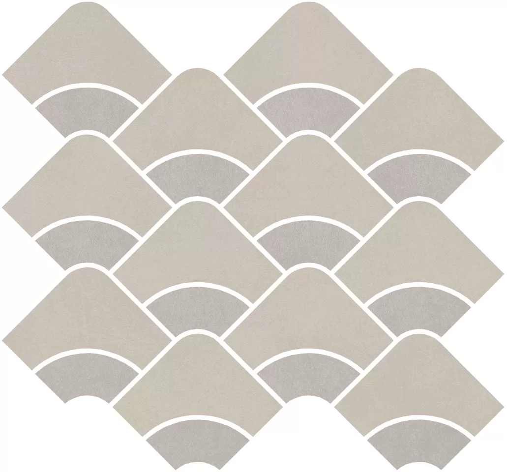 Керамическая плитка Kerama Marazzi Таделакт Декор наборный серый светлый, серый матовый обрезной 30x28x0,9 Комбинированный
