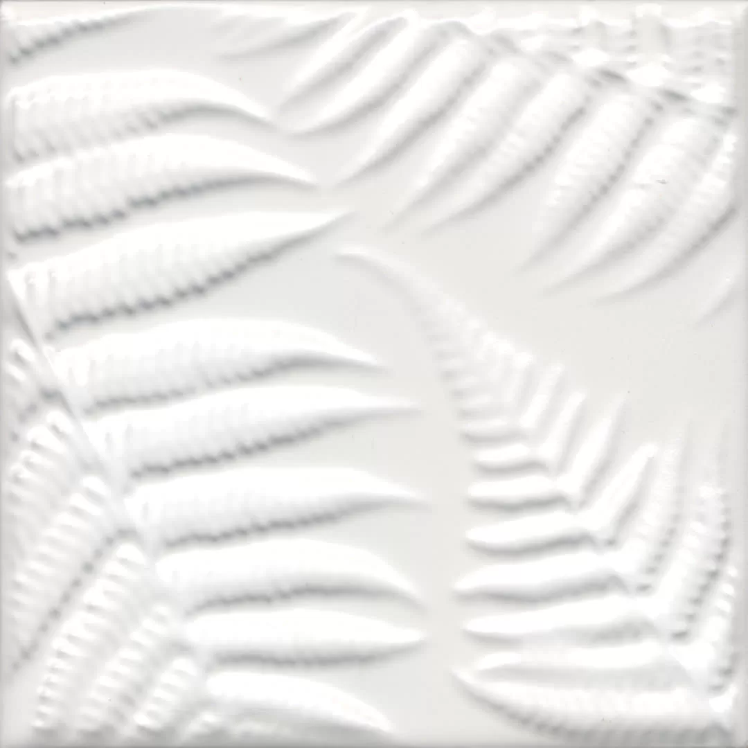 Керамическая плитка Kerama Marazzi Агдаль Декор 3 белый матовый структура 15x15x0,9 Белый