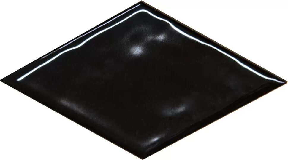 Керамическая плитка Kerama Marazzi Риад Декор чёрный глянцевый 13,5x7,8x0,9 Черный