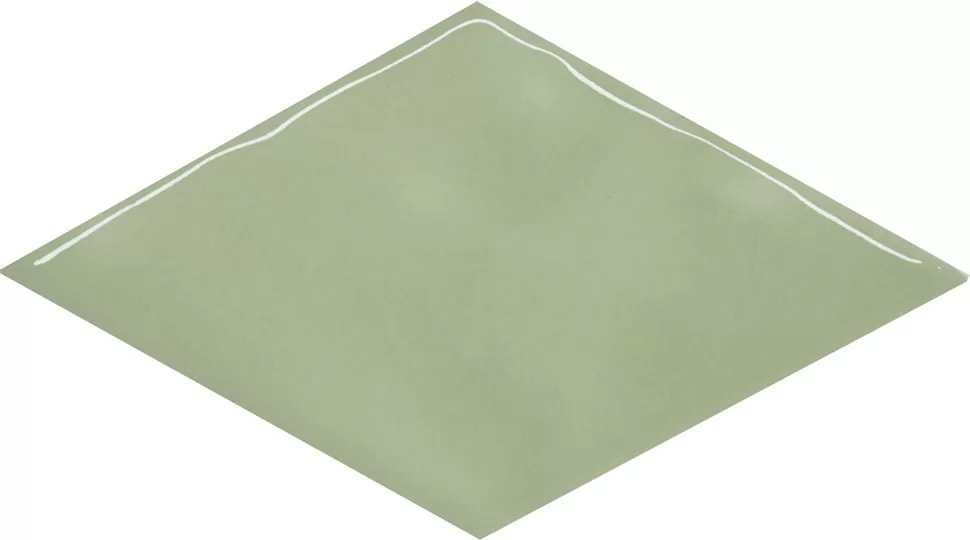 Керамическая плитка Kerama Marazzi Риад Декор зелёный светлый глянцевый 13,5x7,8x0,9 Зеленый