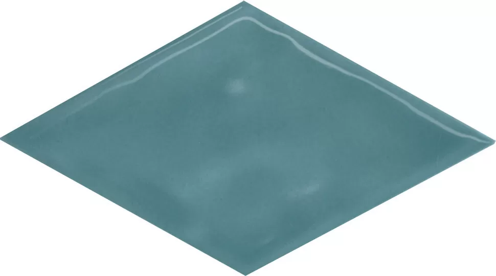 Керамическая плитка Kerama Marazzi Риад Декор бирюзовый глянцевый 13,5x7,8x0,9 Бирюзовый