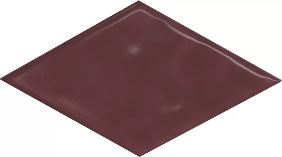 Керамическая плитка Kerama Marazzi Риад Декор бордовый глянцевый 13,5x7,8x0,9 Бордовый