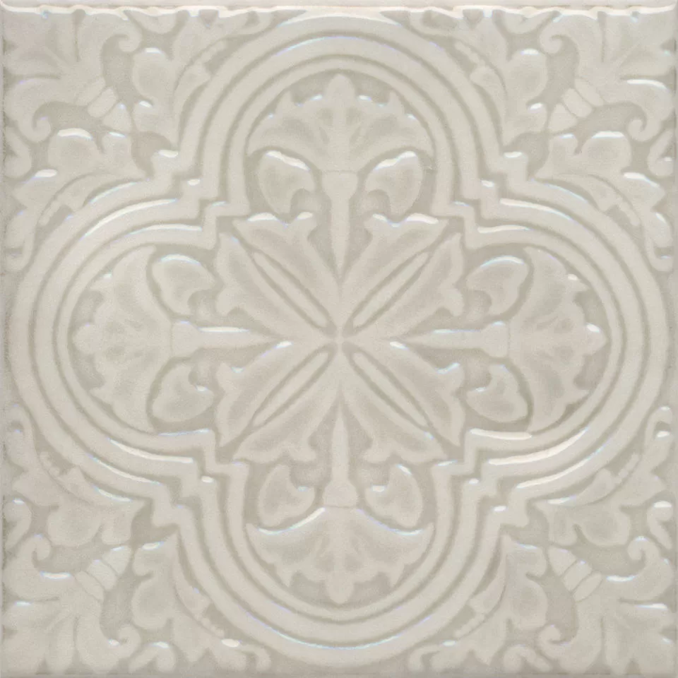 Керамическая плитка Kerama Marazzi Фес Декор бежевый светлый глянцевый 15x15x0,77 Бежевый