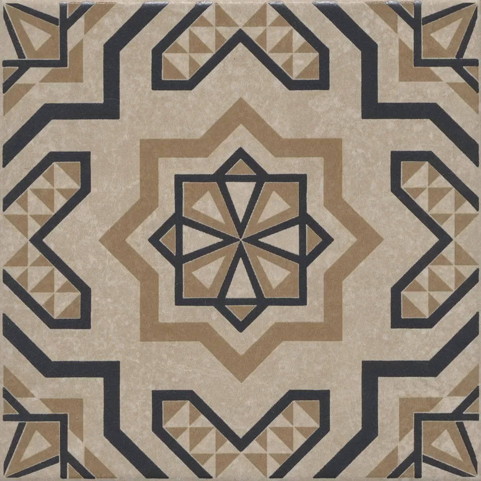 Керамогранит Kerama Marazzi Касабланка Декор бежевый светлый матовый 20x20x0,8 Бежевый