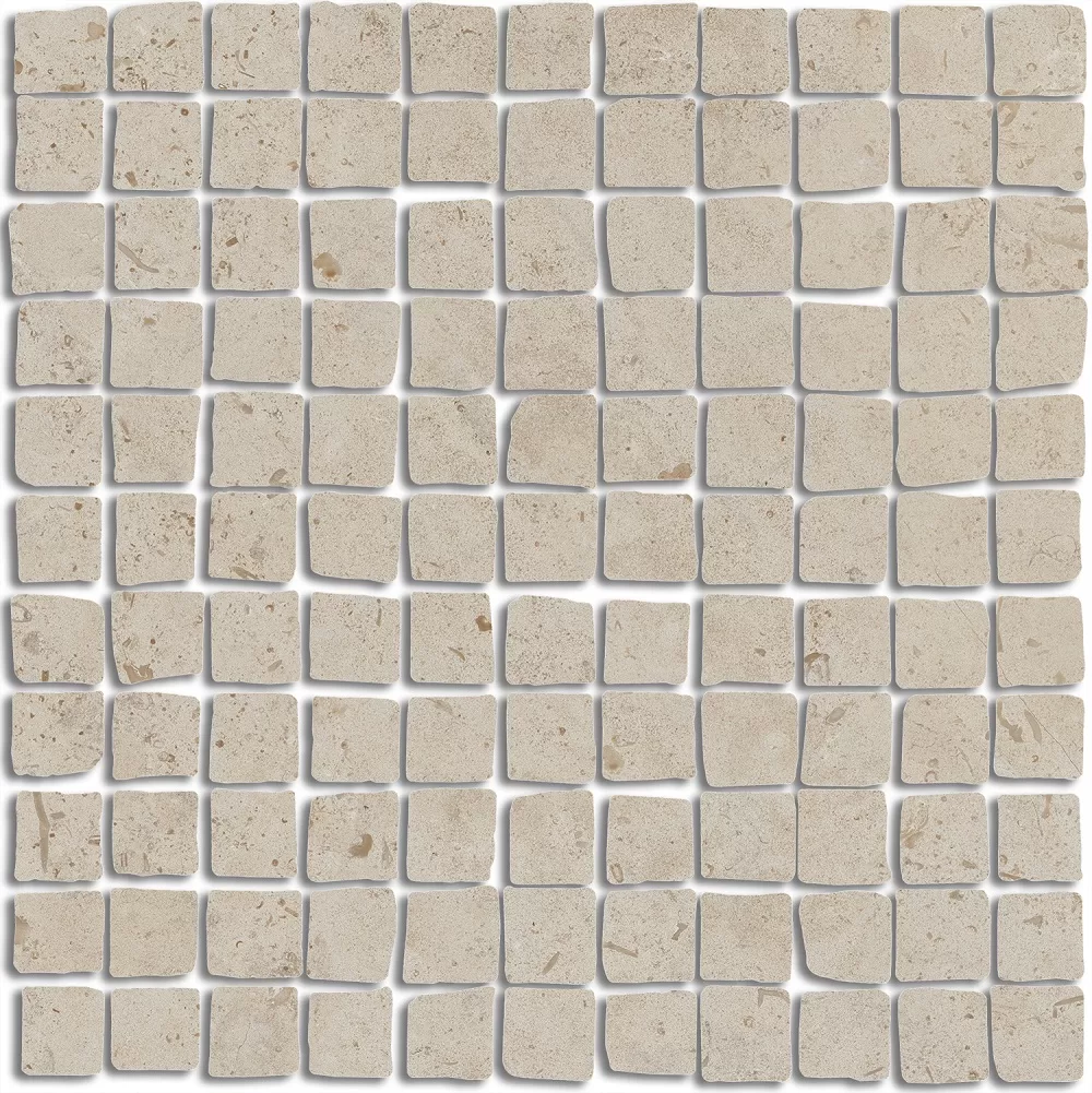 Декор Kerama Marazzi Про Лаймстоун Спакко мозаичный бежевый матовый 20x20 Бежевый