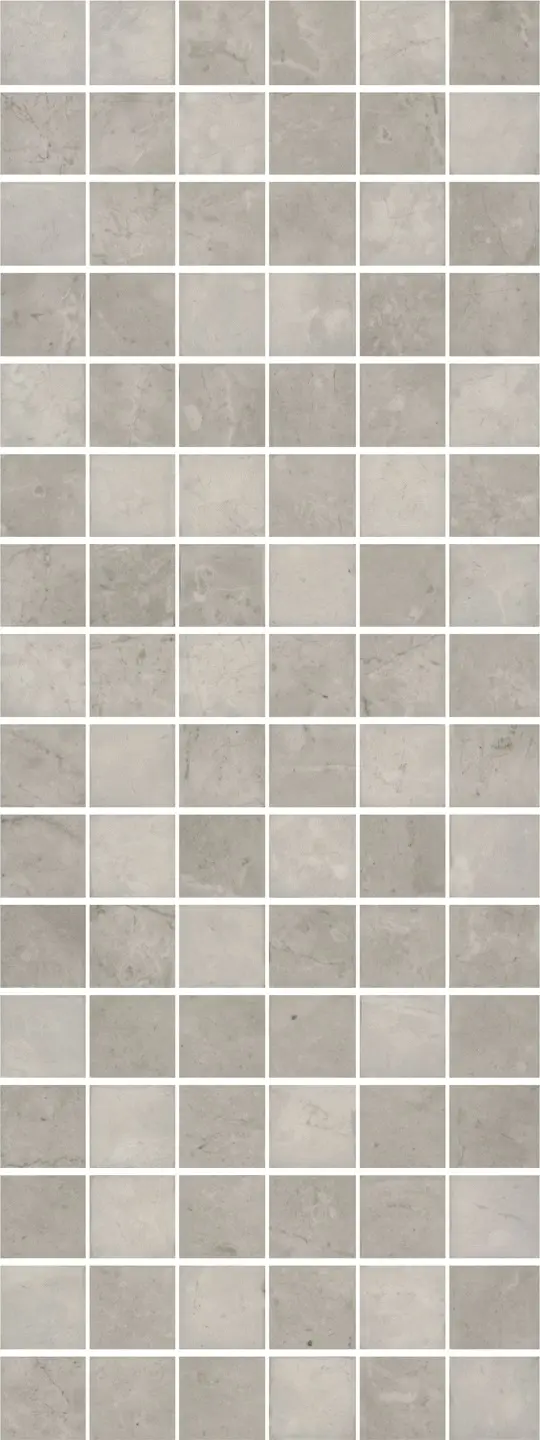 Керамическая плитка Kerama Marazzi Монсанту Декор мозаичный серый светлый глянцевый 15х40 Серый