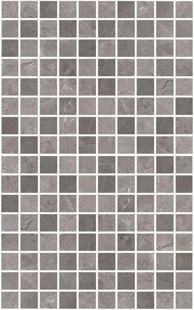 Мозаика Kerama Marazzi Гран Пале Декор серый мозаичный 25x40 Бежевый