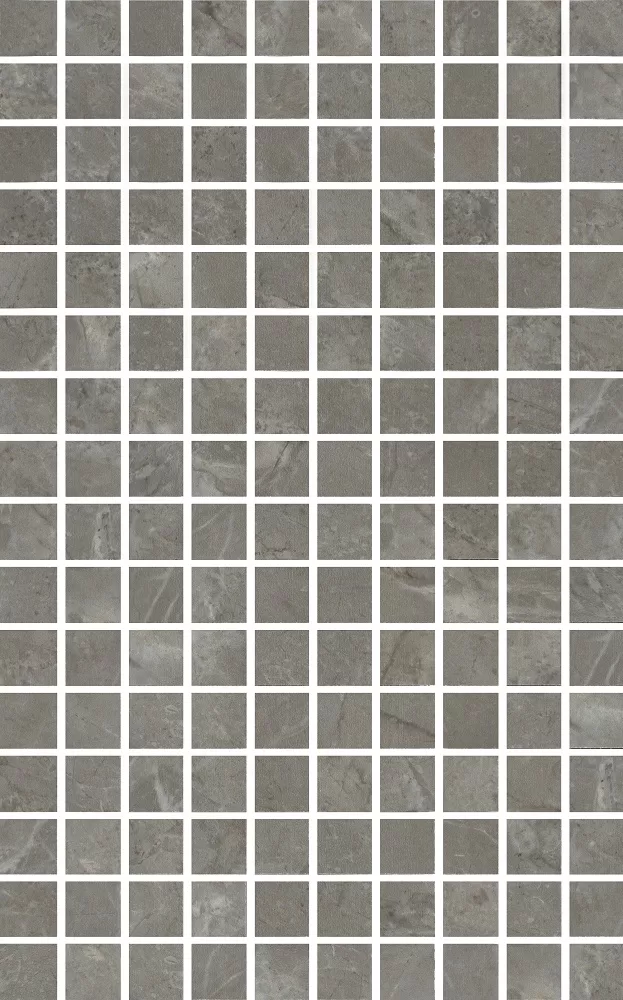 Декор мозаичный серый глянцевый 25x40 Kerama Marazzi Кантата Серый