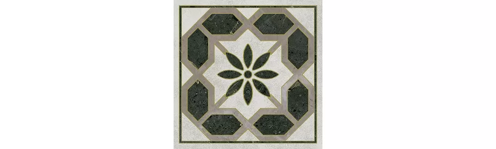 Керамогранит Kerama Marazzi Серенада Вставка 3 лаппатированный обрезной 7,2x7,2 Комбинированный