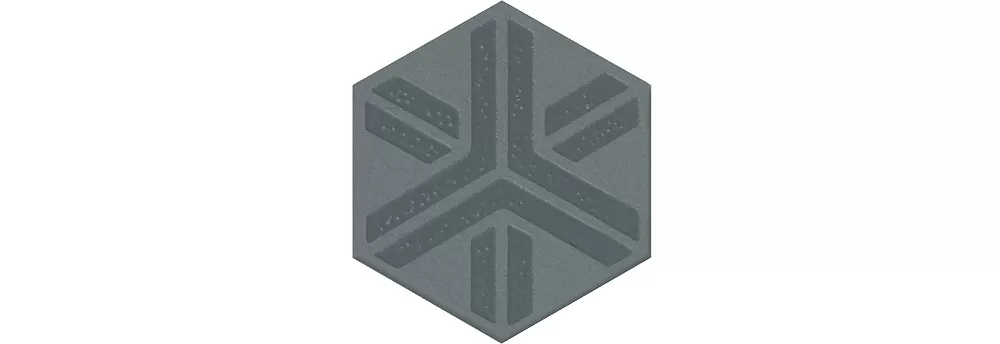 Керамическая плитка Kerama Marazzi Агуста Декор синии? матовыи? 5.2x6 Синий