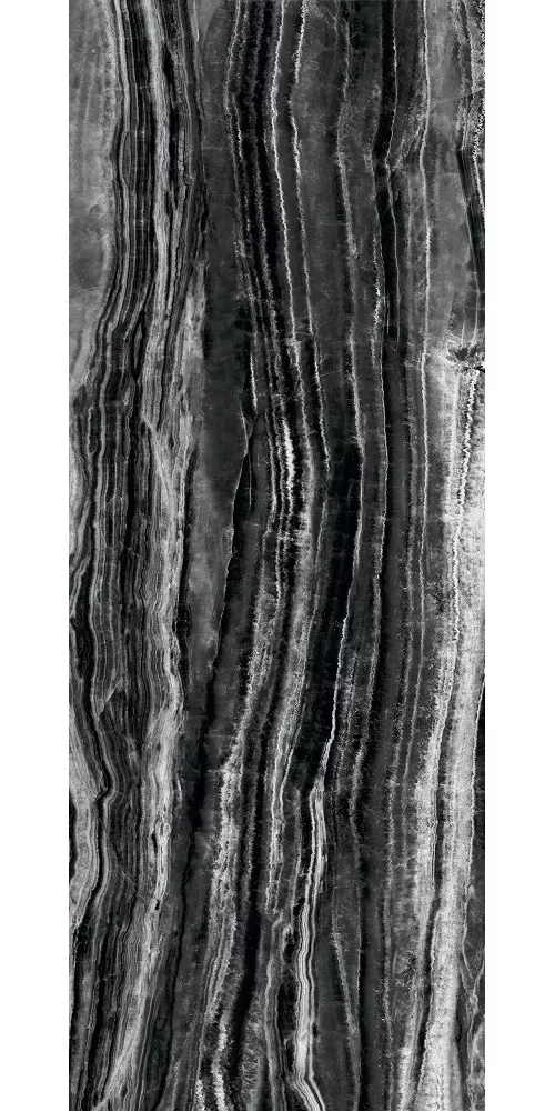 Керамогранит Kerama Marazzi Surface Laboratory /Гемма черно-белый лаппатированный обрезной 119.5x320 Комбинированный
