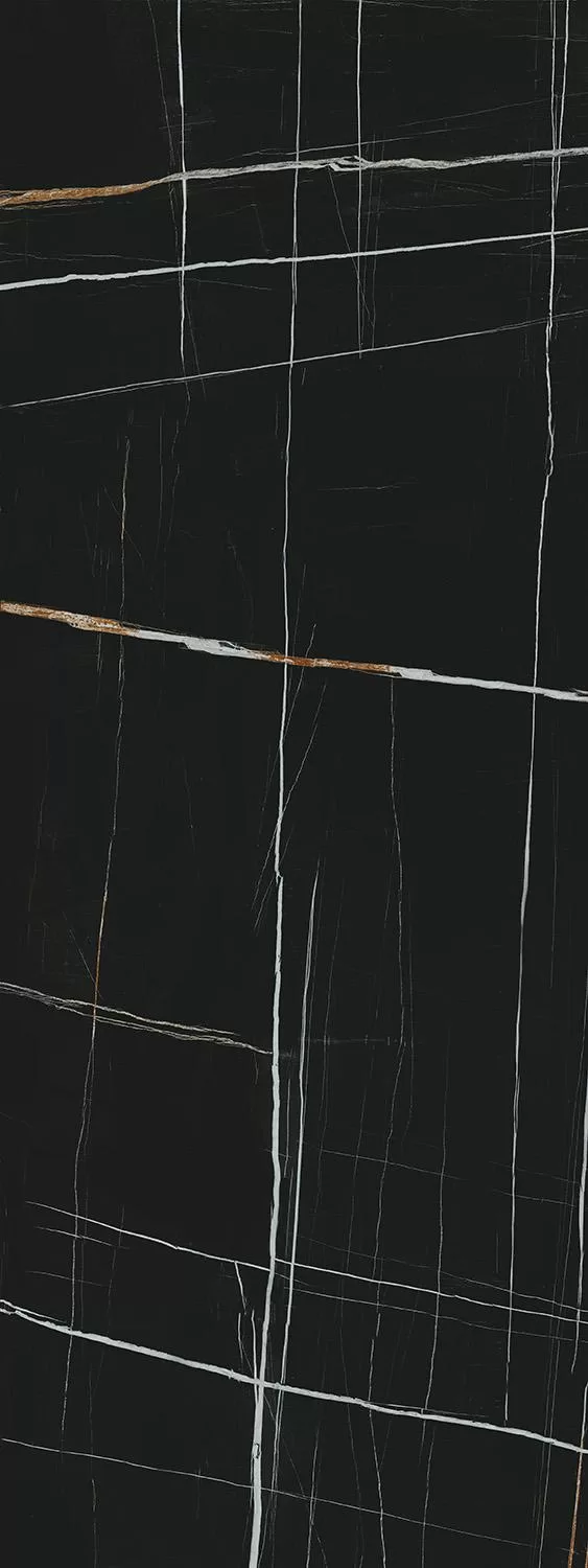 Керамогранит Kerama Marazzi Surface Laboratory /Сахара Блэк лаппатированный обрезной 119,5x320 Черный, фото 6