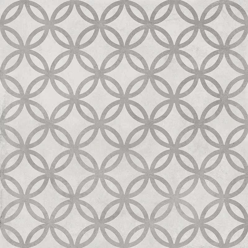 Керамогранит Kerama Marazzi Карнаби-стрит орнамент серый (9 видов) 20x20 Комбинированный