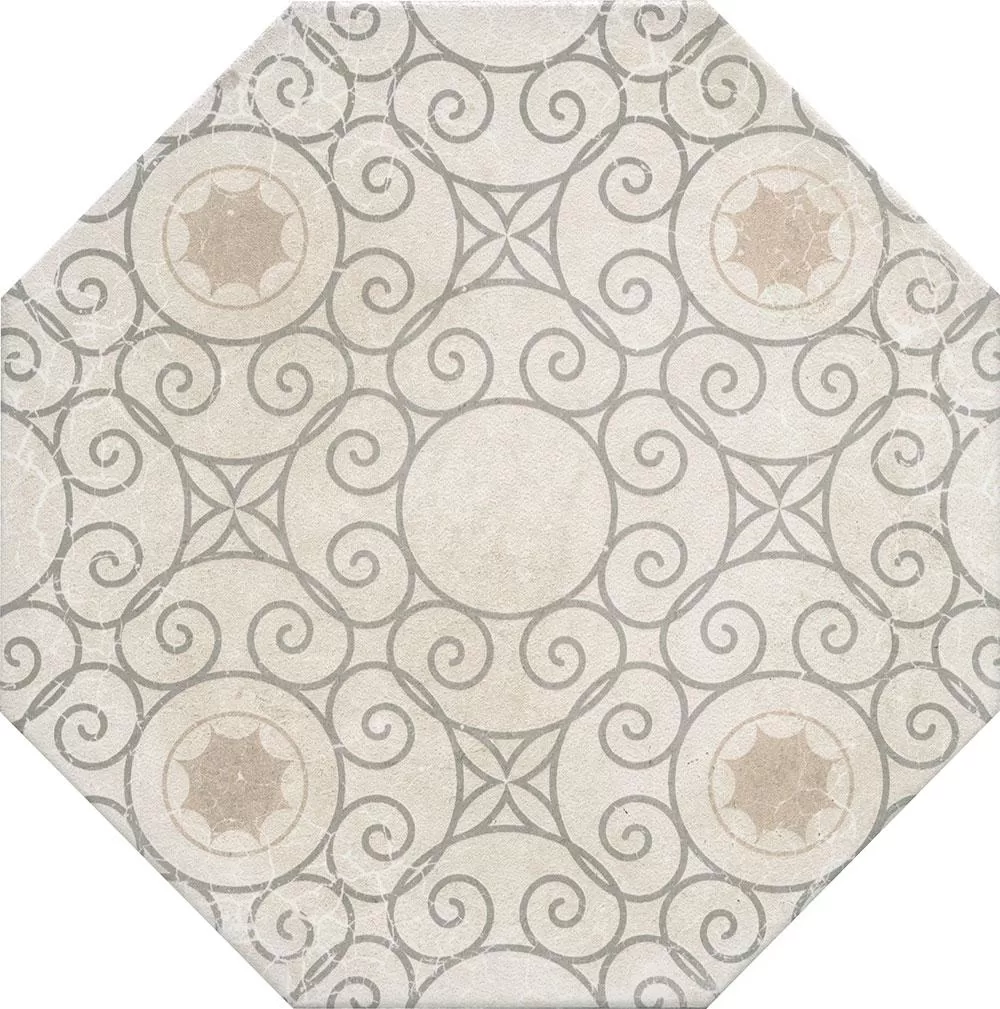 Керамогранит Kerama Marazzi Пьяцетта орнамент24x24 Бежевый
