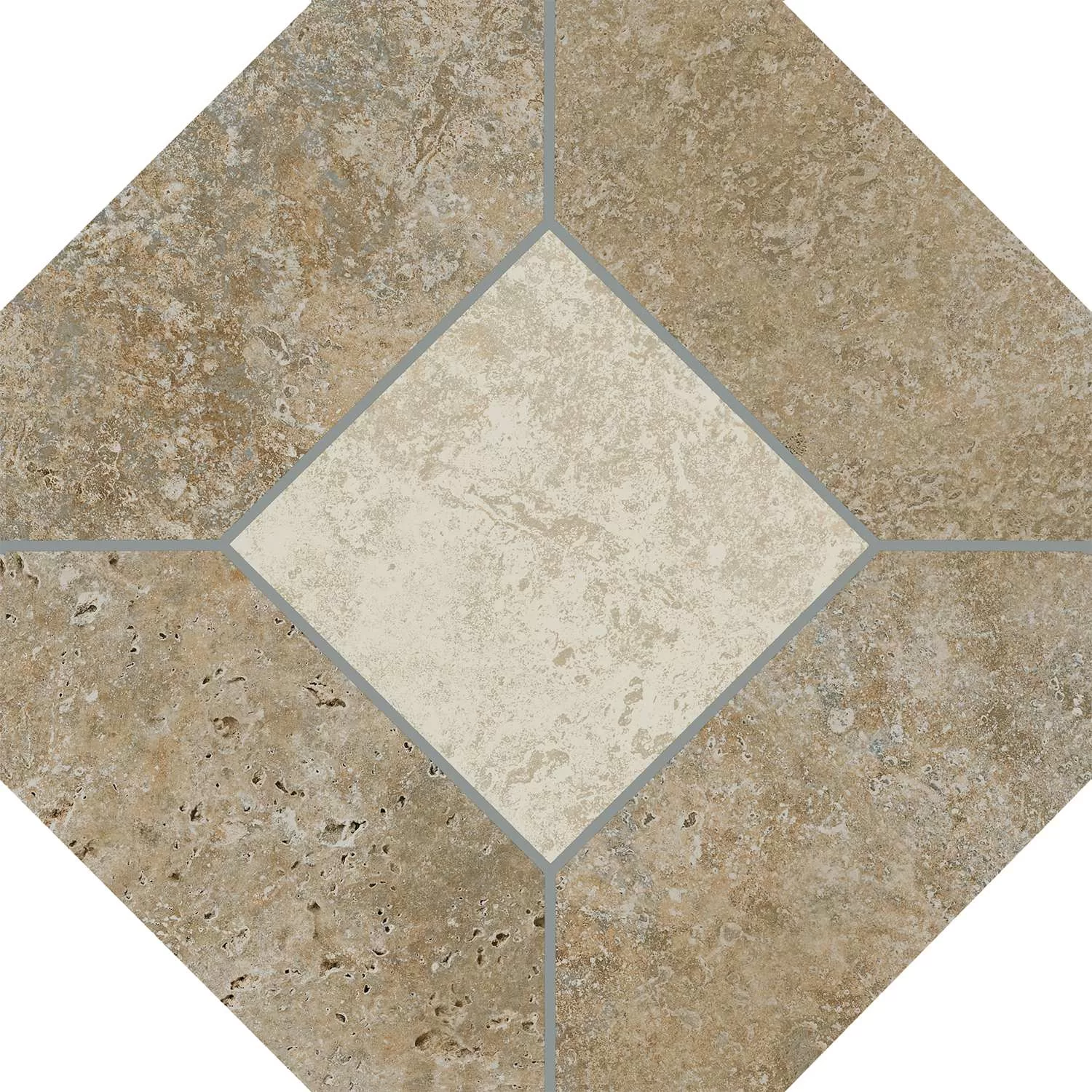 Керамогранит Kerama Marazzi Брюссель бежевый темный матовый24x24 Бежевый