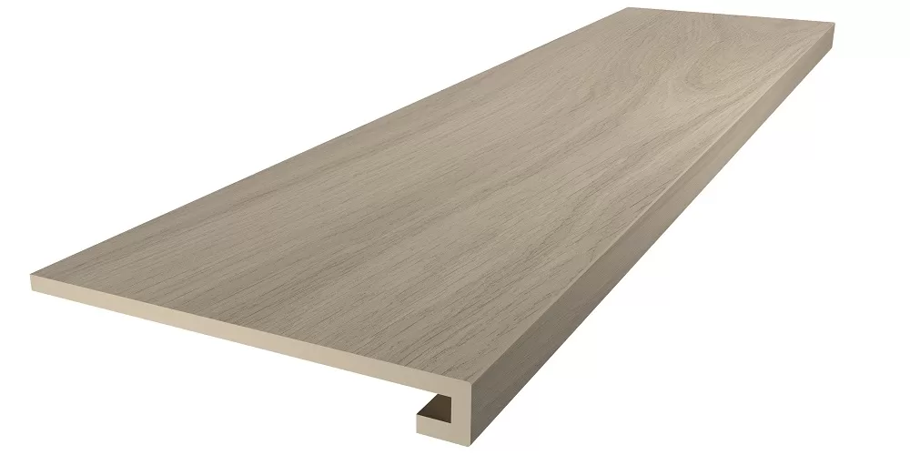 Ступень клееная бежевый матовый обрезной 33x119.5 Kerama Marazzi Монтиони Бежевый