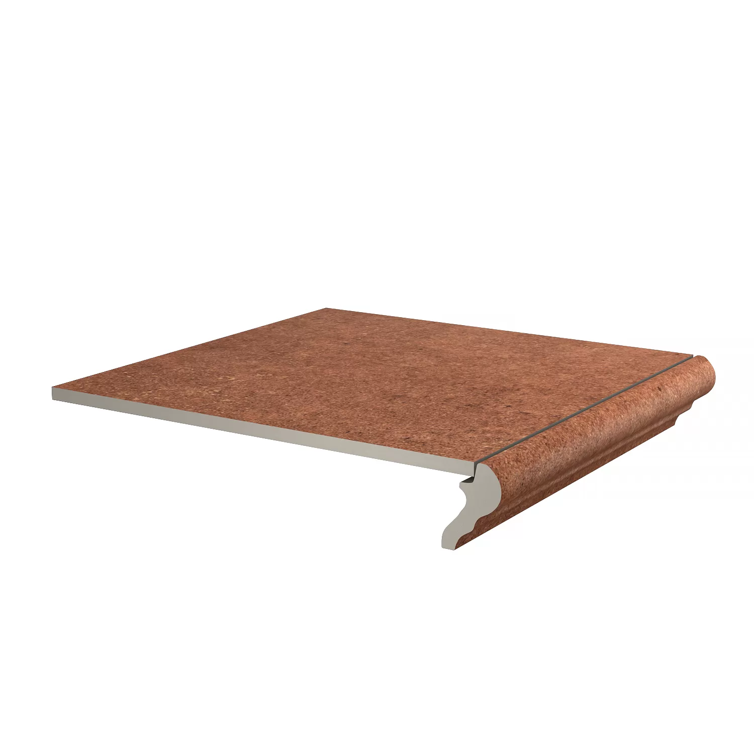 Ступени Kerama Marazzi Аллея Ступень фронтальная кирпичный 30x30 Коричневый