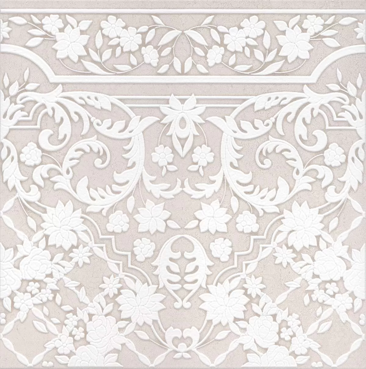 Керамогранит Kerama Marazzi Сорбонна Декор ковер 50.2x50.2 Бежевый
