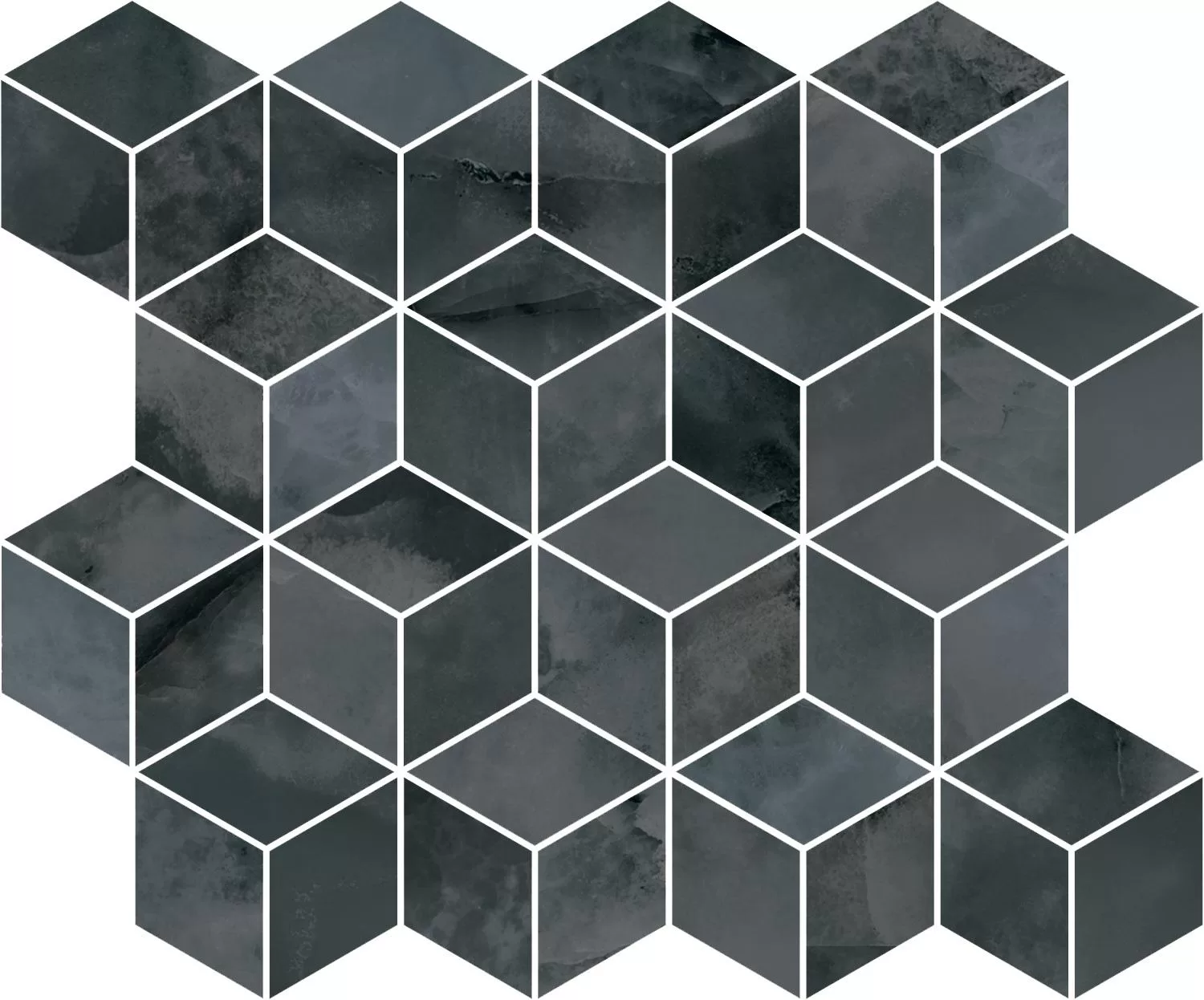 Мозаика Kerama Marazzi Джардини Декор серый темный мозаичный 45x37,5 Серый, фото 6