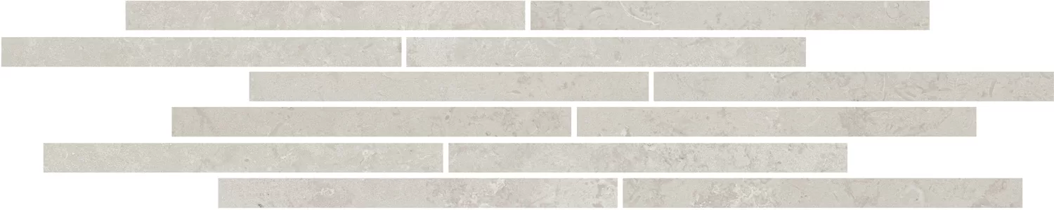 Керамическая плитка Kerama Marazzi Карму Декор мозаичный серый светлый матовый 75х15 Серый
