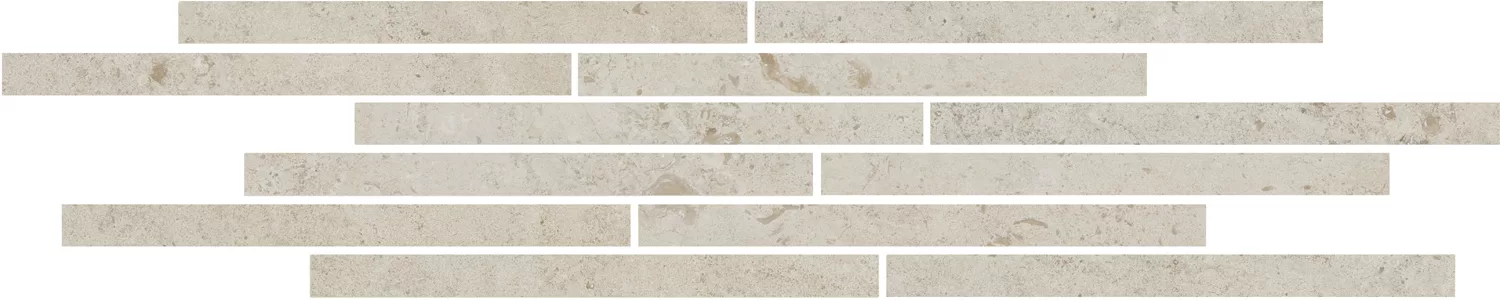 Керамическая плитка Kerama Marazzi Карму Декор мозаичный бежевый матовый 75х15 Бежевый