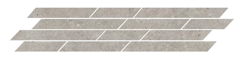 Декор мозаичный Kerama Marazzi Риккарди серый светлый матовый 9.8x46.8 Бежевый