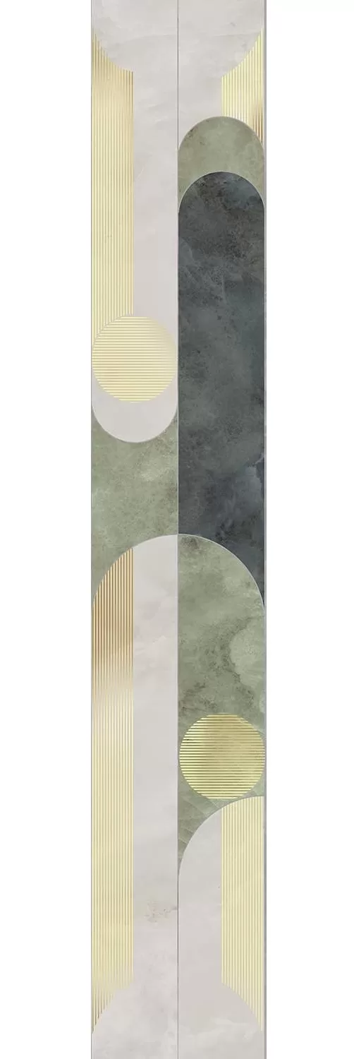 Керамическая плитка Kerama Marazzi Джардини Декор обрезной 20x120 Бежевый