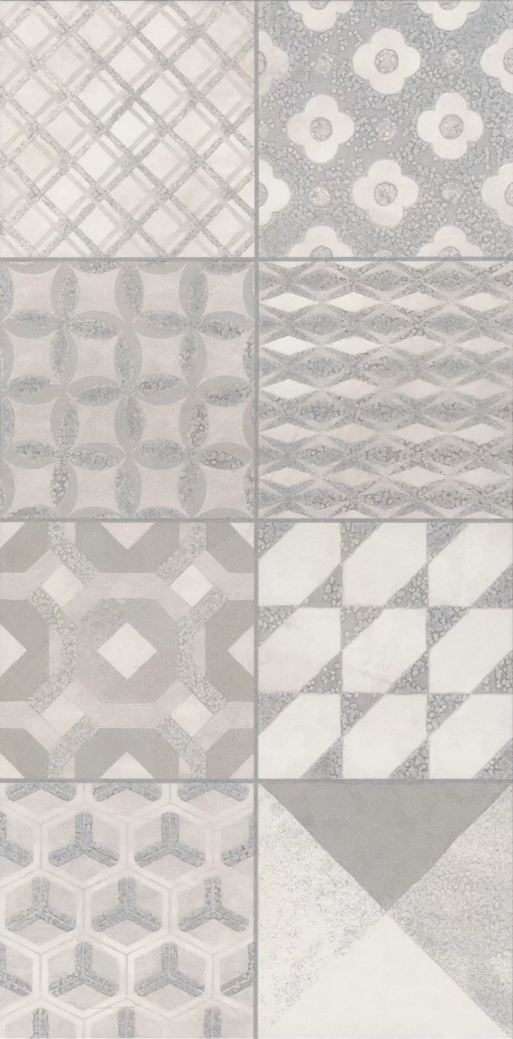 Керамическая плитка Kerama Marazzi Онда Декор 1 матовый обрезной 30х60 Комбинированный