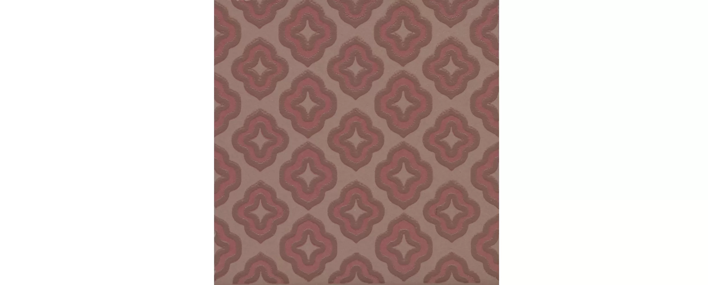 Керамическая плитка Kerama Marazzi Агуста Декор 2 розовый матовый 9,8x9,8 Розовый
